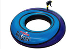42" Blue and Purple Inflatable Power Blaster Swimming Pool Inner Tube